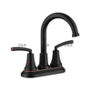 SLY nouveau Design Chrome 4 pouces bassin robinet salle de bain mitigeur robinet pont monté lavabo visage robinet avec double poignée 