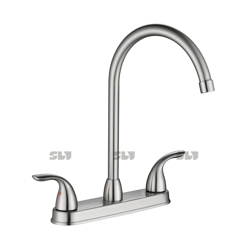 Robinet de centille de robinet de cuisine de 3 hous sournois pour lavabos de cuisine