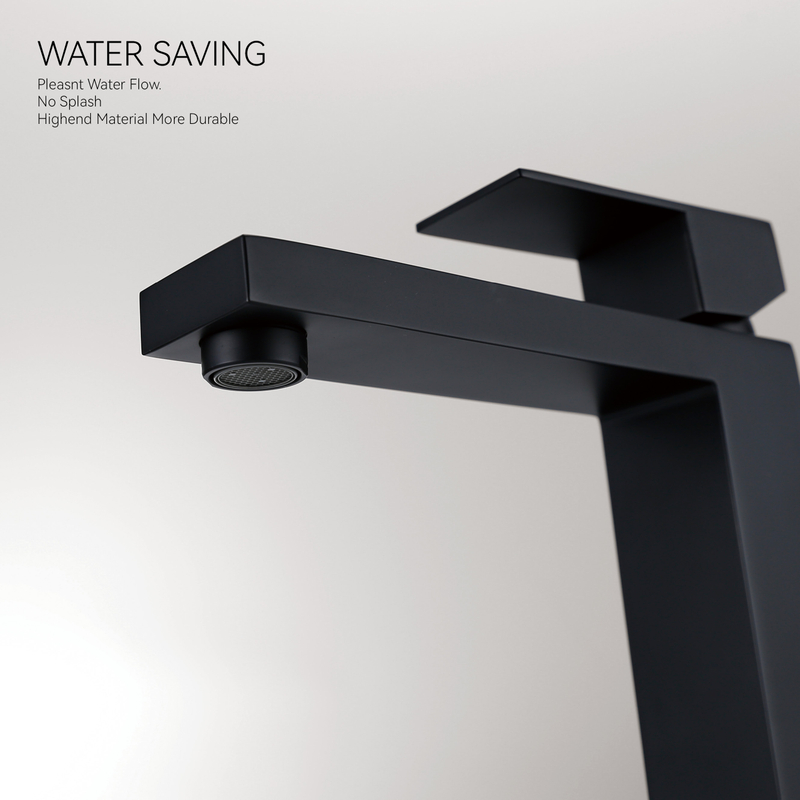 Faucets de salle de bain monomoteur sournois sournois robinets de salle de bain en acier inoxydable