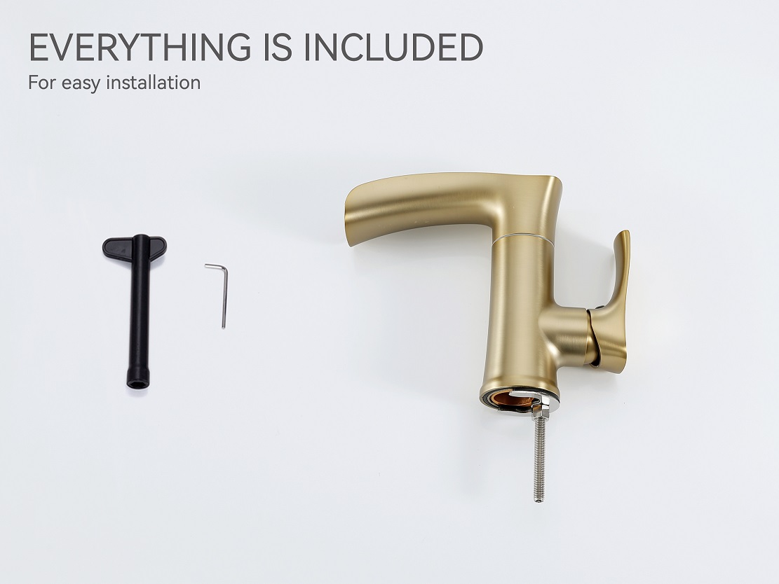 robinets noirs pour la salle de bain