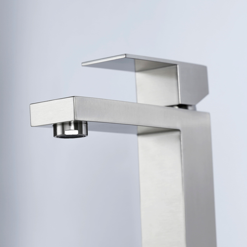 Robinet de salle de bain monomoral en acier inoxydable sournois Application en gros en gros