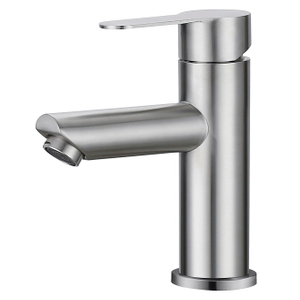 Robinet de salle de bain chromé chaud et chaud lavabos et robinets de salle de bain simple