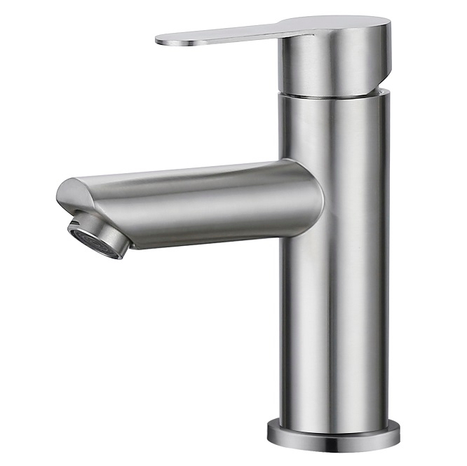 Robinet de salle de bain chromé chaud et chaud lavabos et robinets de salle de bain simple