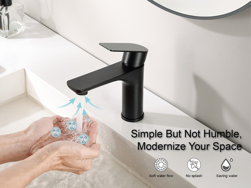 robinets de salle de bain