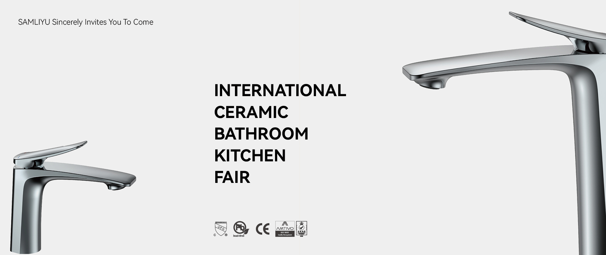 Un robinet de salle de bain &agrave; trou simple cascade 96559N