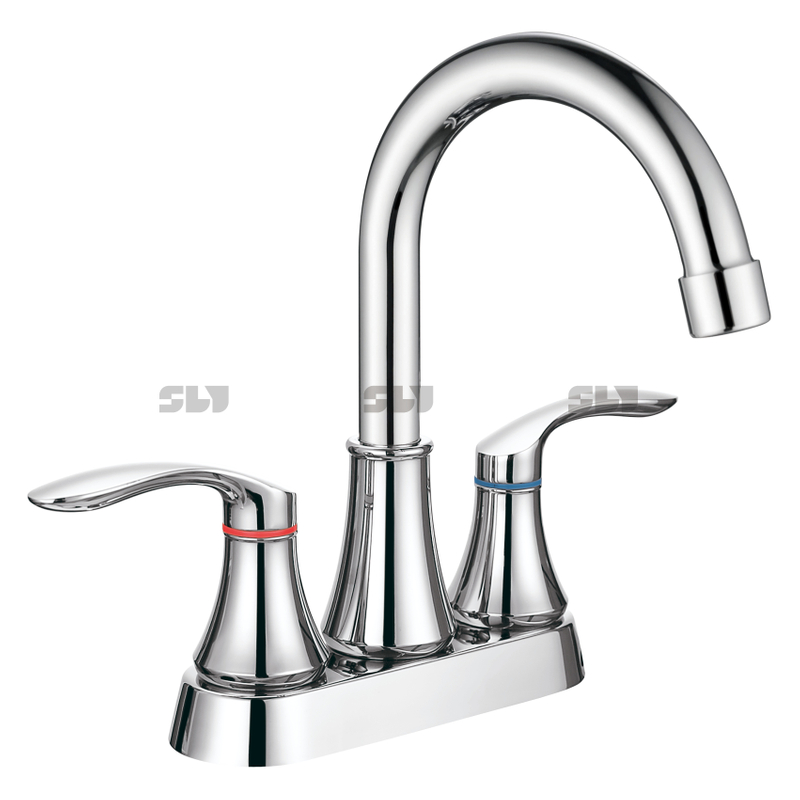 Robinet de bassin de salle de bain CupC de salle de bains à deux manchettes.