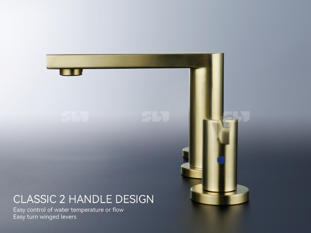 Robinets de lavabo de salle de bain de 8 pouces