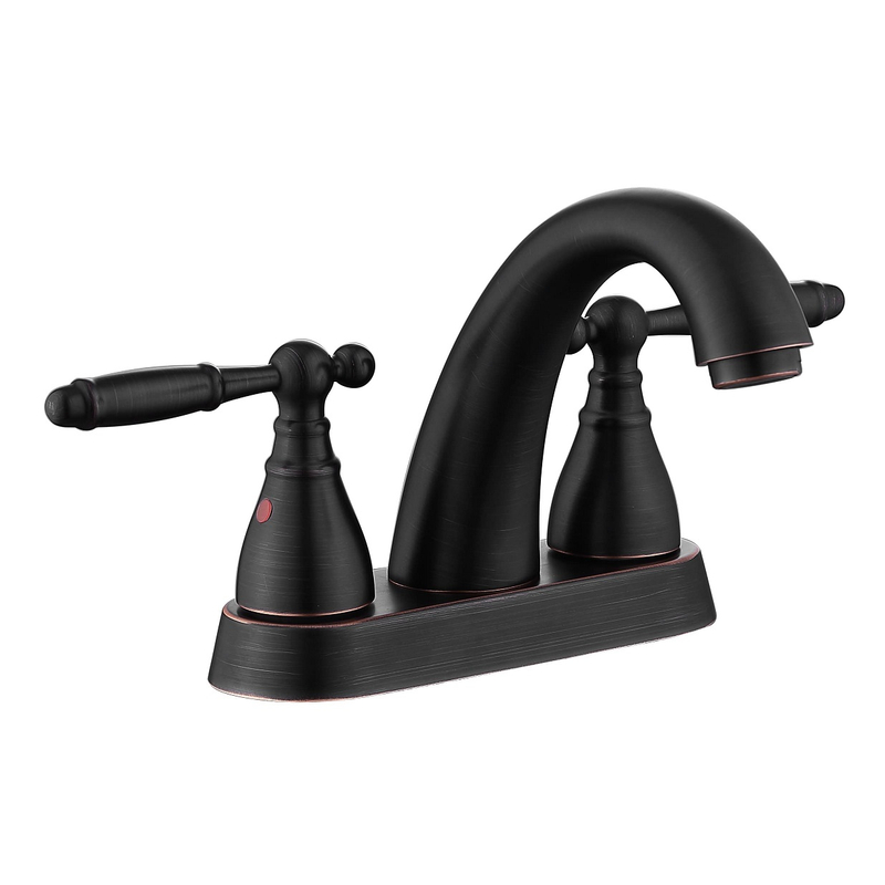 Nickel mousseux de luxe moderne conférences robinet de salle de bain robinet d'eau
