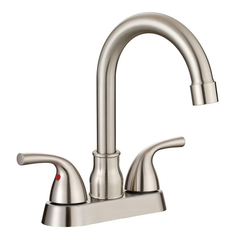 Rapitues de lavabo nickel brossé sournois Salle de bain Chaussade Cold Water