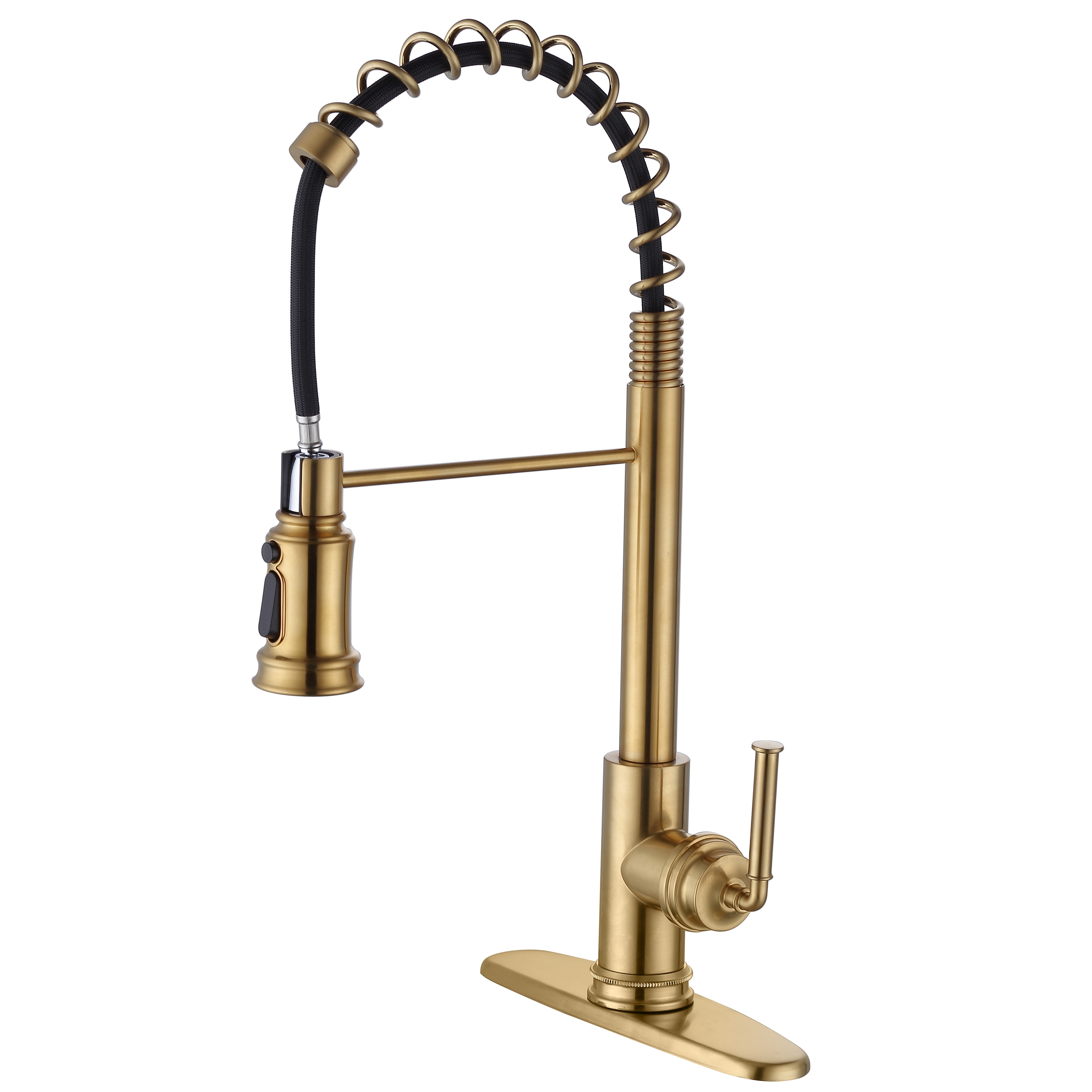 Nickel sournois nickel Nouveaux robinets de cuisine avec pulvérisateur de la mode pulvérisée 