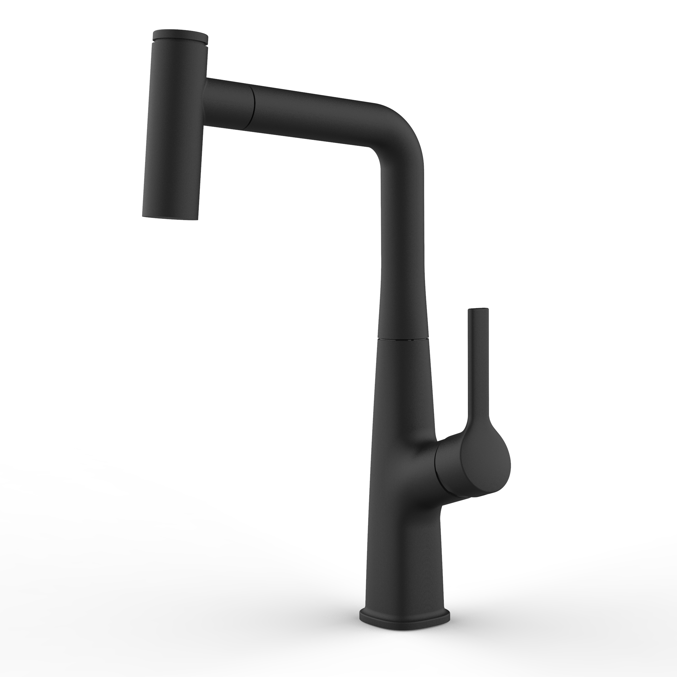 Robinet de cuisine chromé 304 à chaud avec robinet d'évier pulvérisateur Pull Down