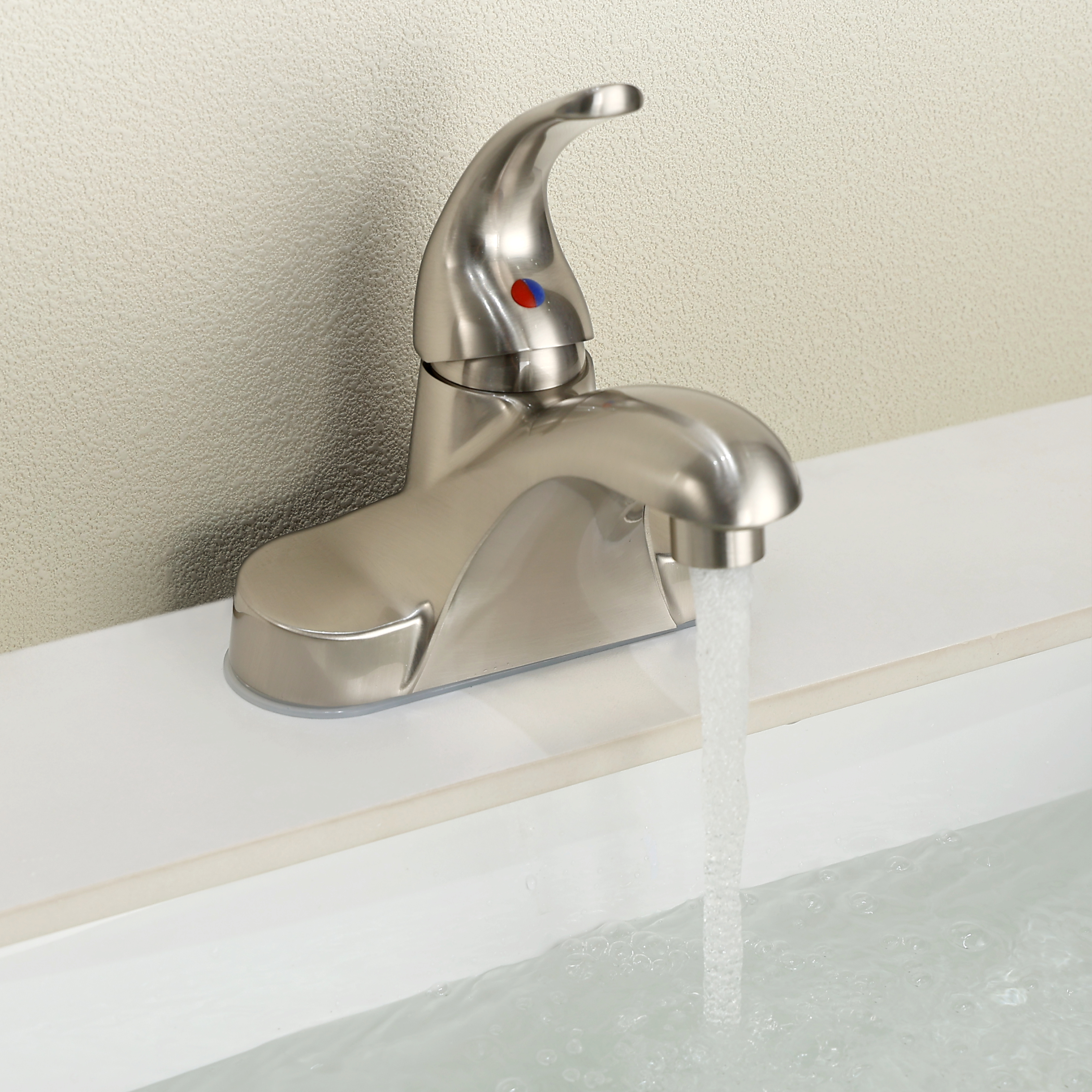 Samliyu 4 pouces à manche unique lavabo de salle de bain Taps Basin Basin Baser Robinet et luminaires
