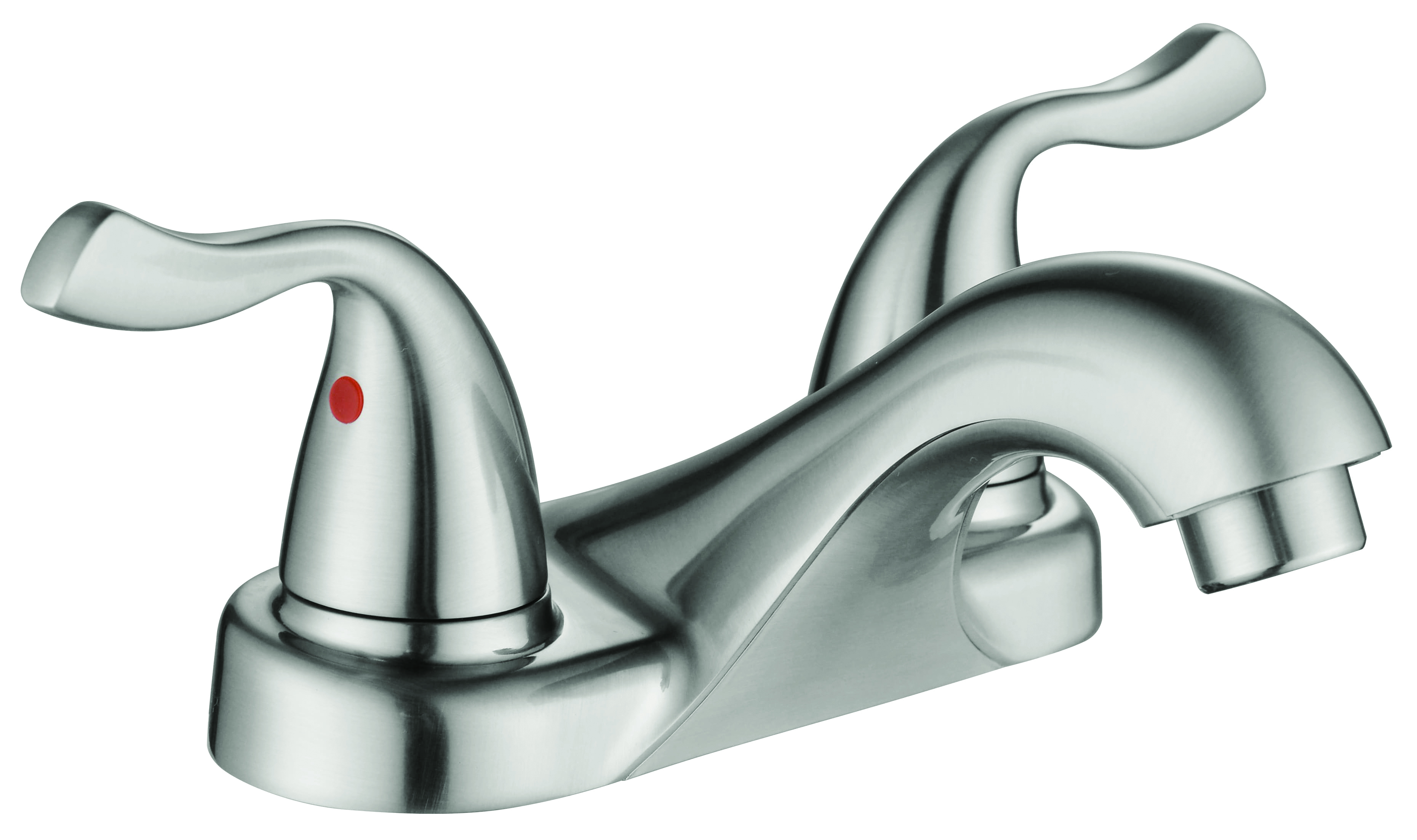 Robinet de salle de bain à double poignée sournoise de 4 pouces