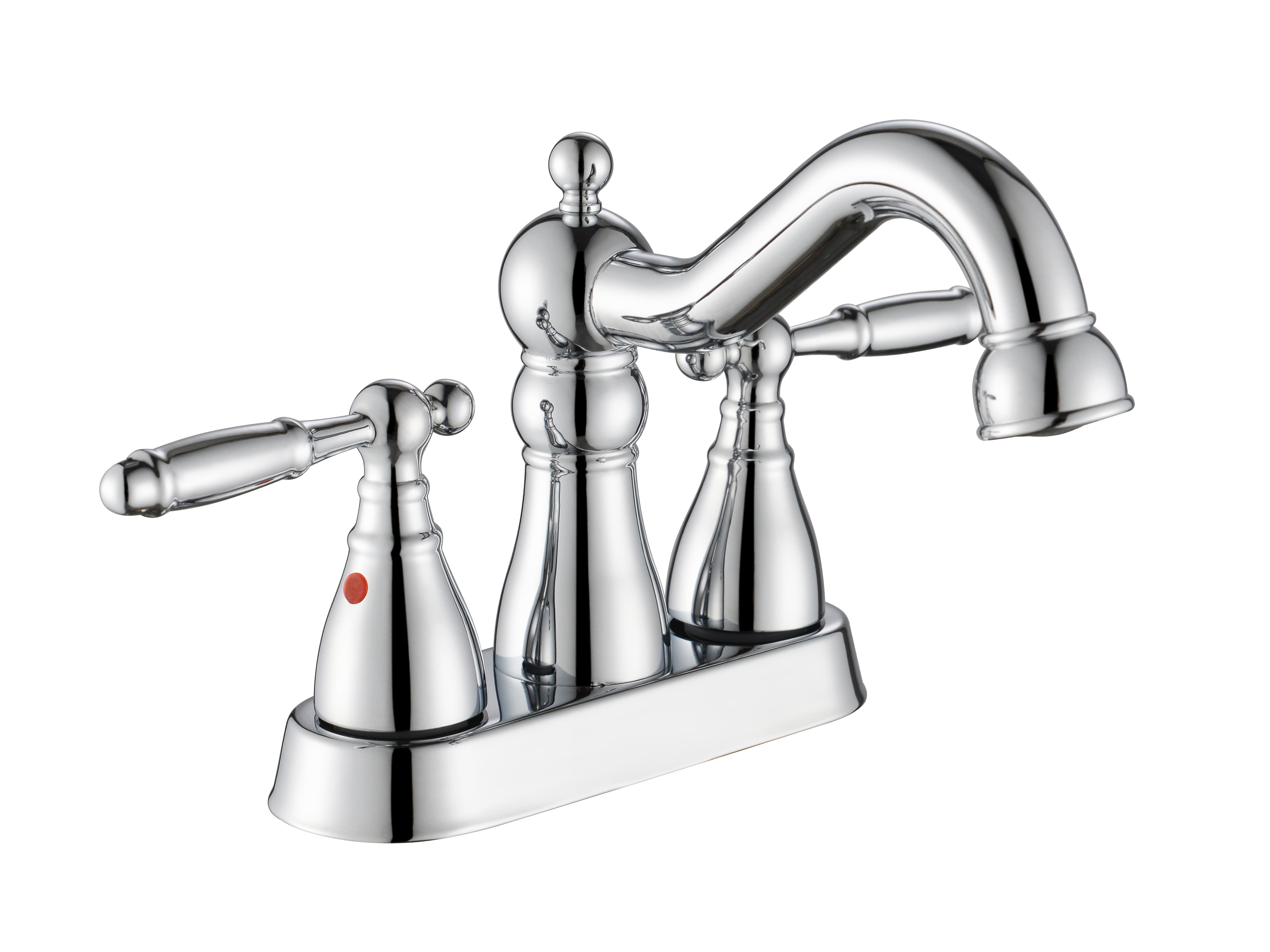 Robinet de bassin à double poignée moderne moderne robinet de salle de bain robinet de 4 pouces 