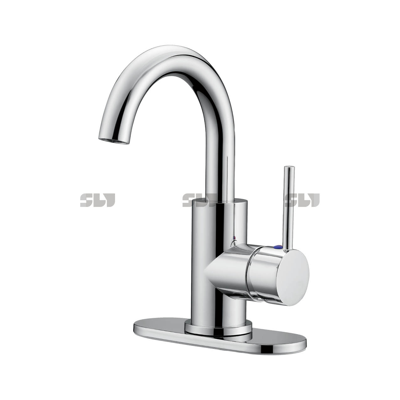 Robinet de bassin de salle de bain CupC moderne moderne monte de brome de toilette en acier inoxydable monté chromé robinet de bassin 