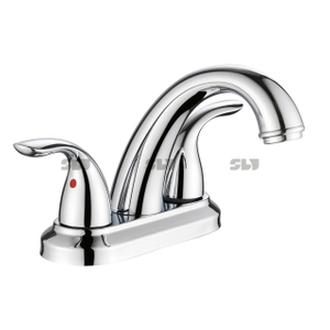 Robinet mitigeur de lavabo central à deux poignées SLY