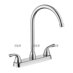 Mitigeur d'eau chaude et froide de haute qualité SLY mitigeur robinet d'évier de cuisine monté sur le pont