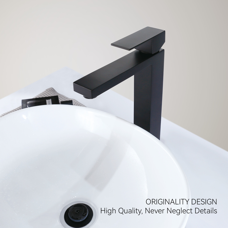 Faucets de salle de bain monomoteur sournois sournois robinets de salle de bain en acier inoxydable