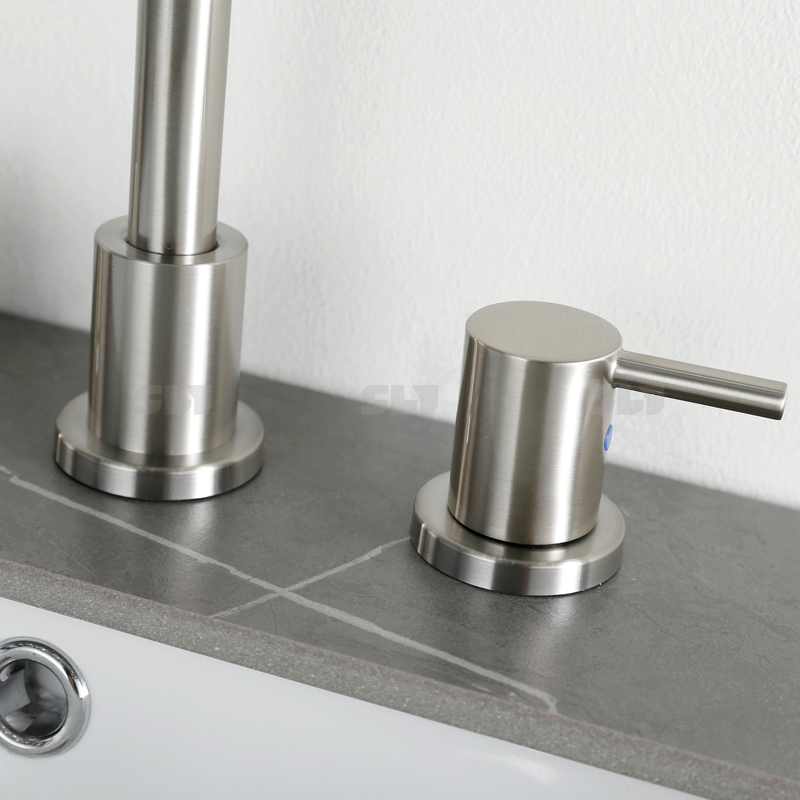 3 trous 8 pouces robinet d'eau widspread de salle de bain mélangeur de robinet d'évier de la salle de bain Taps
