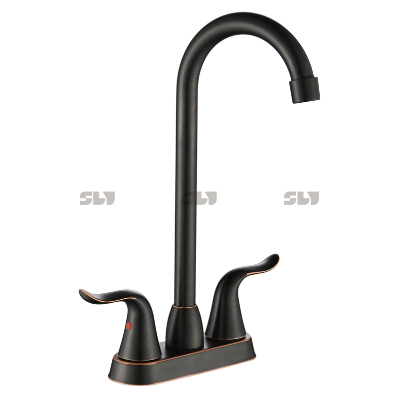 2022 Cuisine chaude et froide Taps robets en acier en acier inoxydable noir Matte