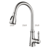 Sly Nouveau style moderne 304 Tapis de cuisine en acier inoxydable Tirez-vous Sortez Put Faignez Basking Mixer Robinet Évier de cuisine robinets