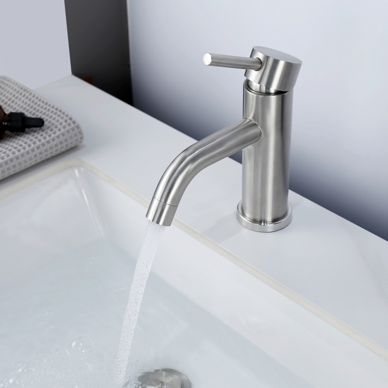 Robinet de salle de bain en laiton de laiton de laiton de laiton non lait