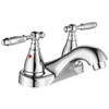 Robinet de salle de bain à deux main de qualité sournoise robinet de salle de bain 4 pouces 