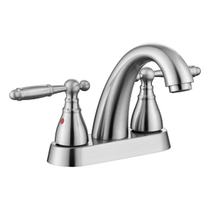 Nickel mousseux de luxe moderne conférences robinet de salle de bain robinet d'eau