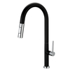Robinette de cuisine de la cuisine noire mate noire mate