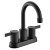 Mélangeur de lavabo de salle de bain en nickel brossé sournois sournois