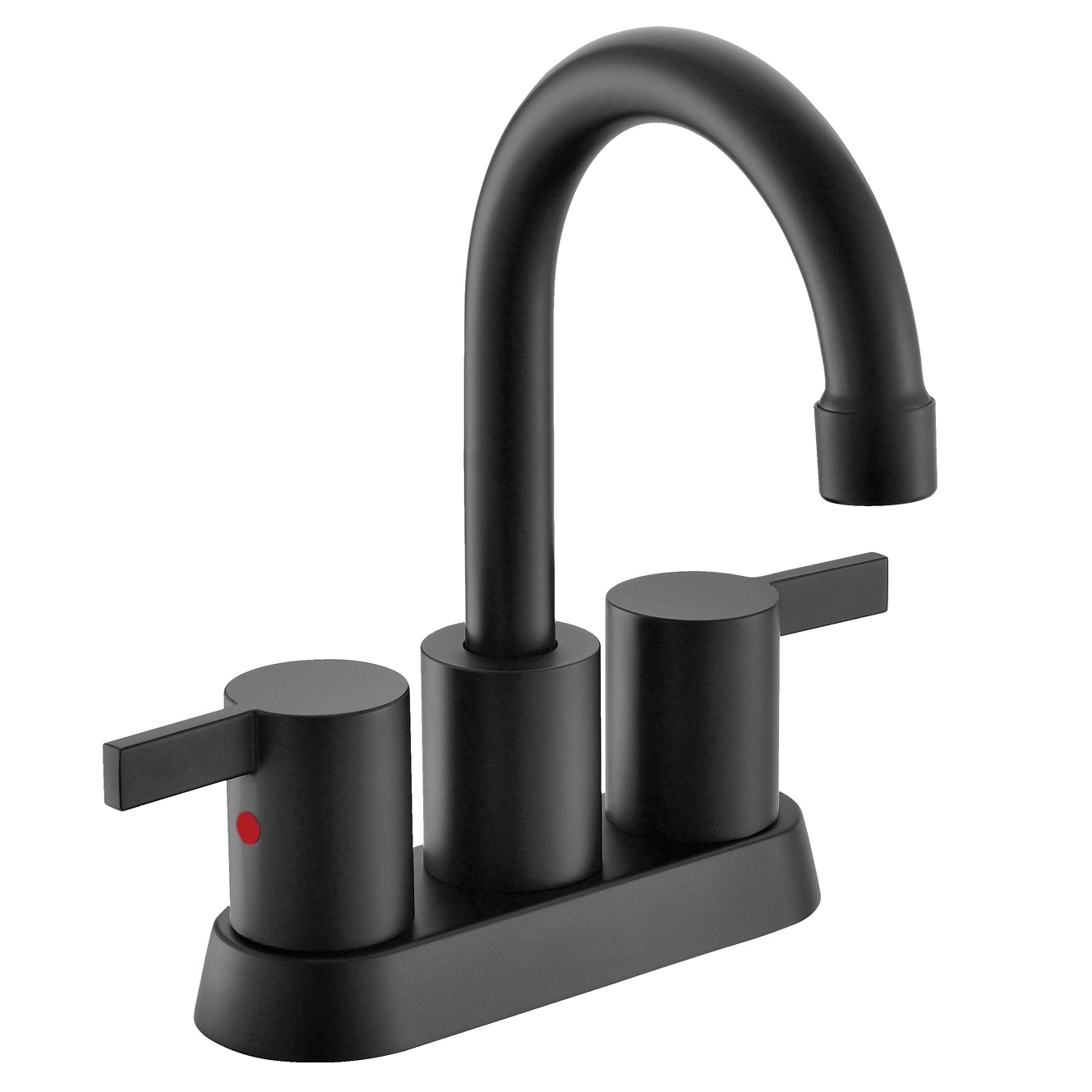 Mélangeur de lavabo de salle de bain en nickel brossé sournois sournois
