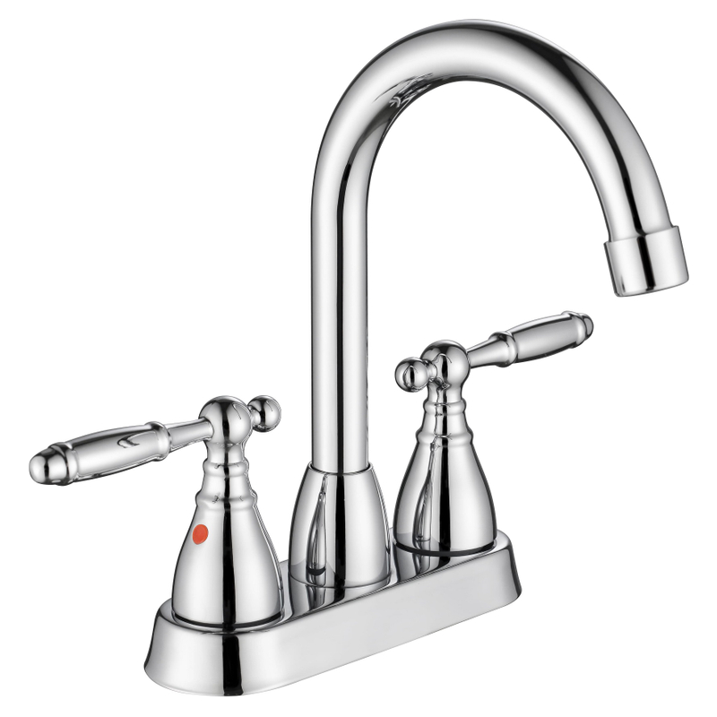 Robinet de salle de bain en laiton nickel brossé robinet d'évier pour la cuisine