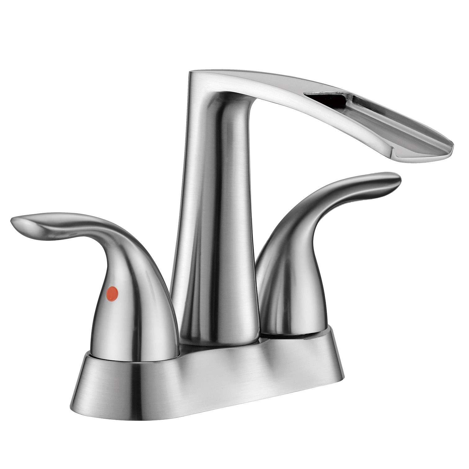 Samliyu Matte Black Basin Fauctures de salle de bain Bathroom Hot Cold Water Mixer Tap 4 pouces Robinet de salle de bain