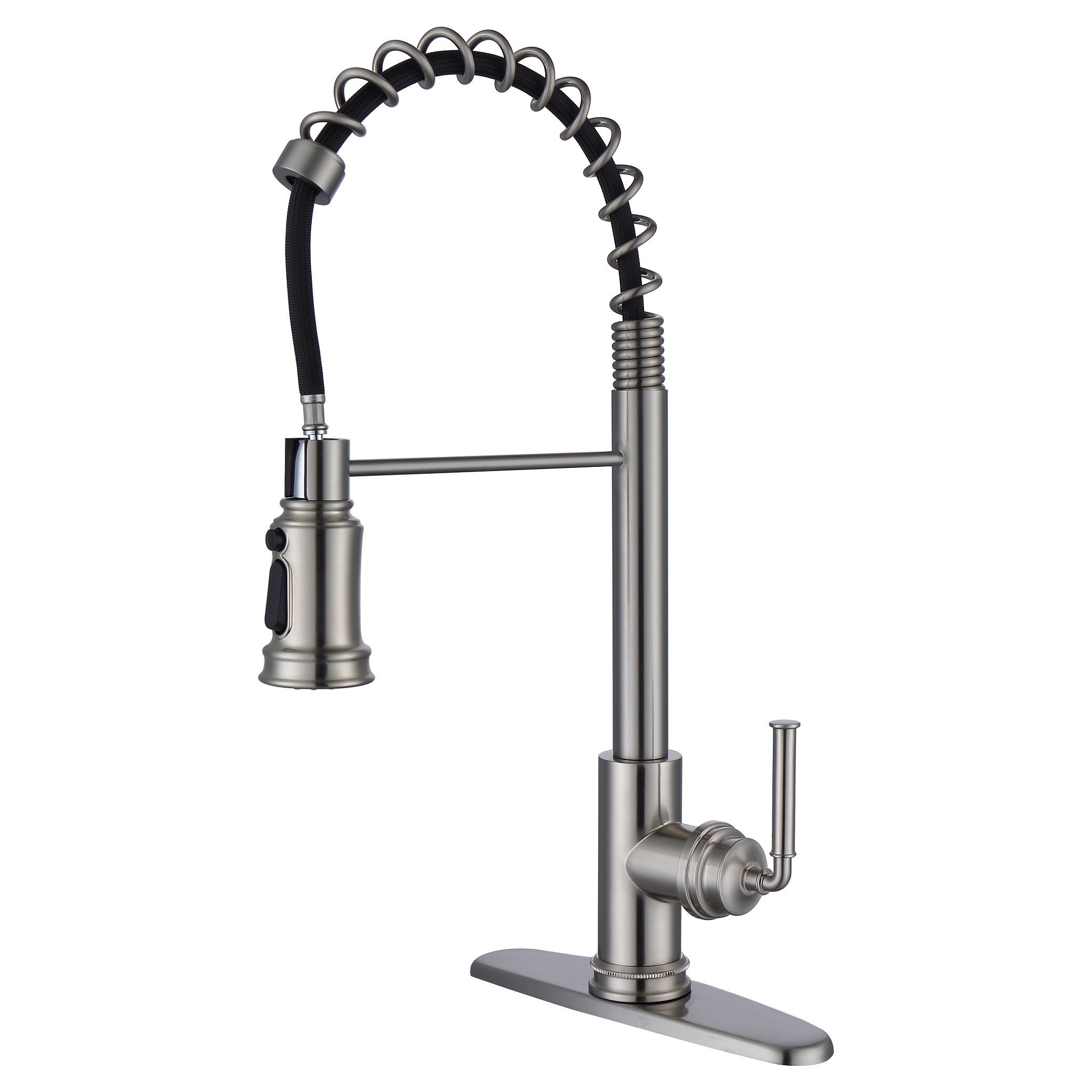 Nickel sournois nickel Nouveaux robinets de cuisine avec pulvérisateur de la mode pulvérisée 
