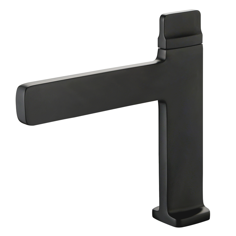 Bromé en laiton Chrome Waterfall Lever Mixer Tap Robinet de lavabo de salle de bain à trou unique