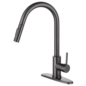 Robinet de lavabo de cuisine à ressort de pulvérisateur à levier monoard sournois