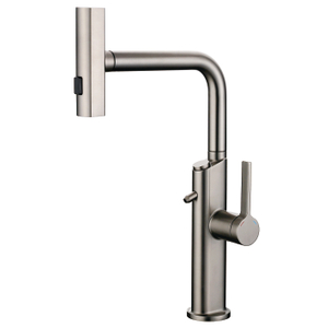 Robinet monocytochone flexible de luxe sournois s.s304 + zinc bronzé en métal multi-fonction robinet d'évier de cuisine avec purificateur d'eau