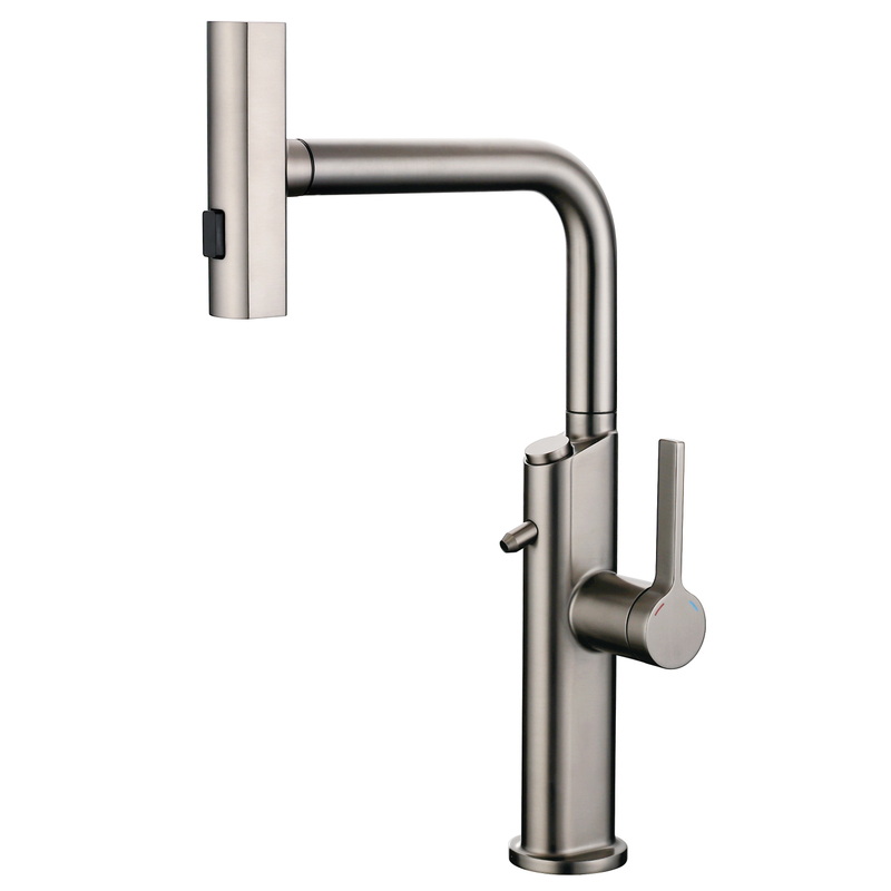 Robinet monocytochone flexible de luxe sournois s.s304 + zinc bronzé en métal multi-fonction robinet d'évier de cuisine avec purificateur d'eau