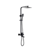 Samliyu 3 fonctions salle de bain noire mate définie système de douche extérieure extérieure