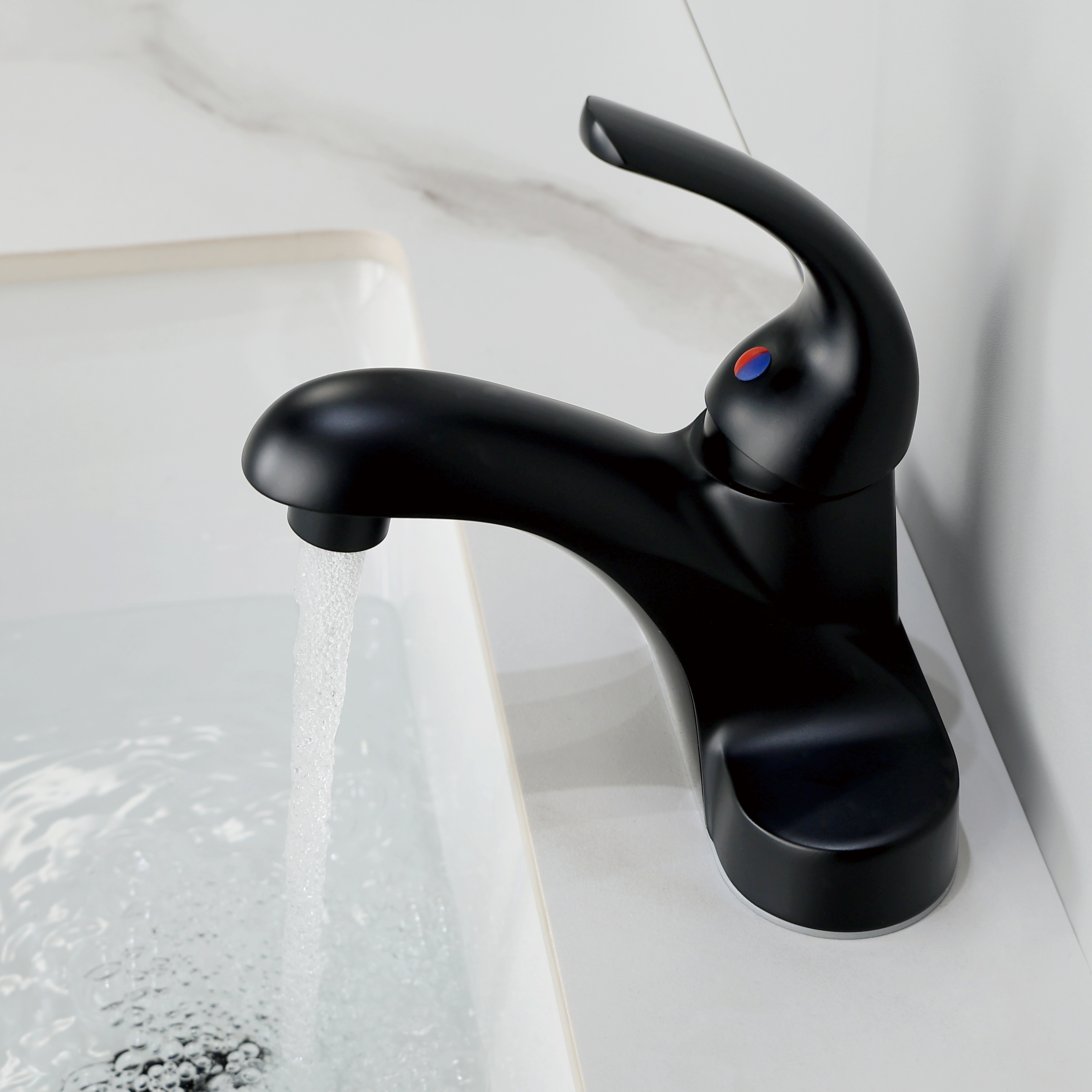 Robinet de salle de bain noir mate samliyu mate mate mate