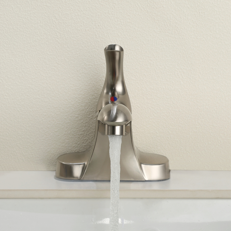 Samliyu 4 pouces à manche unique lavabo de salle de bain Taps Basin Basin Baser Robinet et luminaires