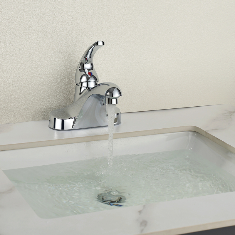 Samliyu Chrome Bathroom Bower Basin Robinet Tap Taper Boux de baignoire à eau froide et de douche Robinets de salle de bain