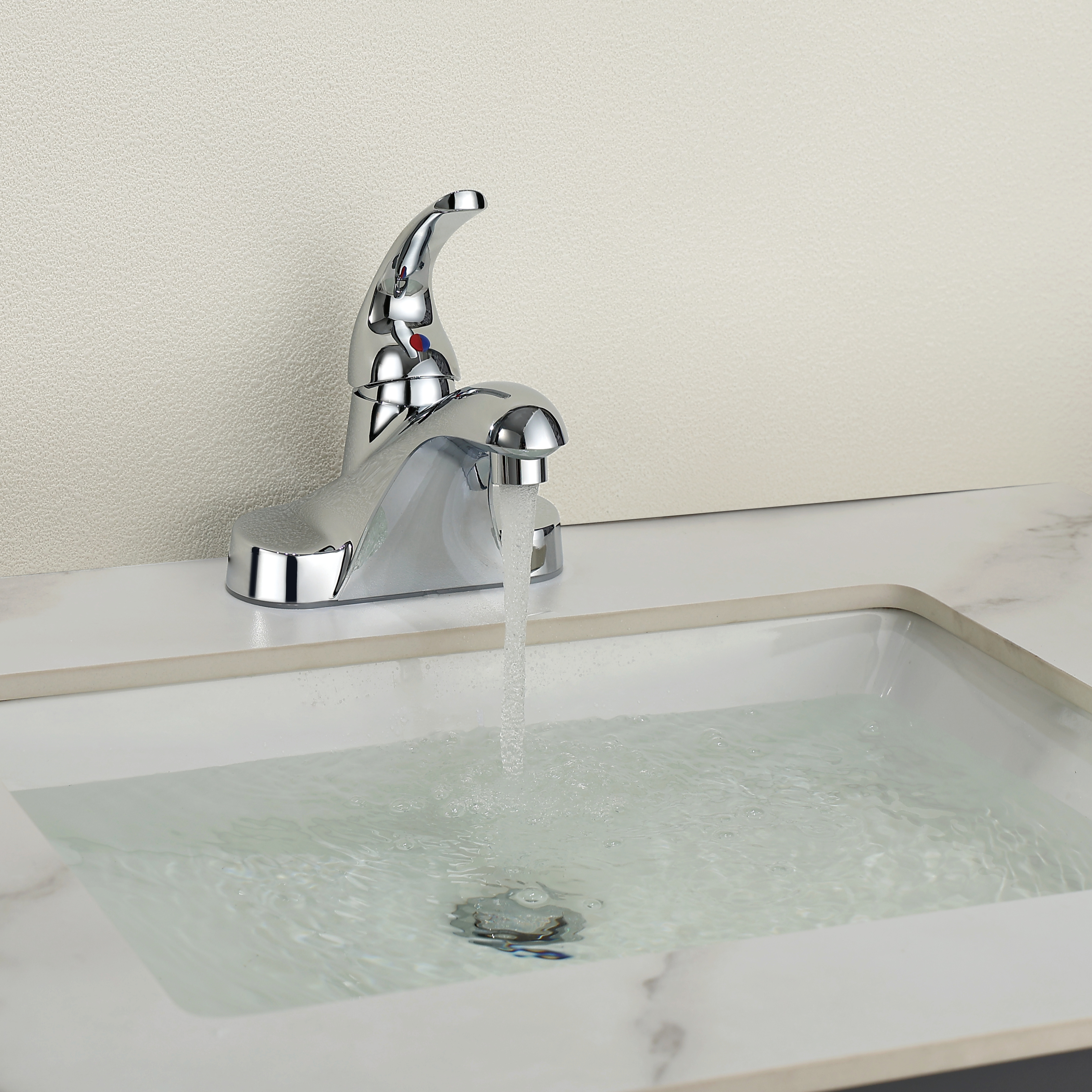 Samliyu Chrome Bathroom Bower Basin Robinet Tap Taper Boux de baignoire à eau froide et de douche Robinets de salle de bain