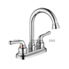 SLY Robinet d'eau chaude et froide Robinet de lavabo à double poignée Mélangeur de salle de bain