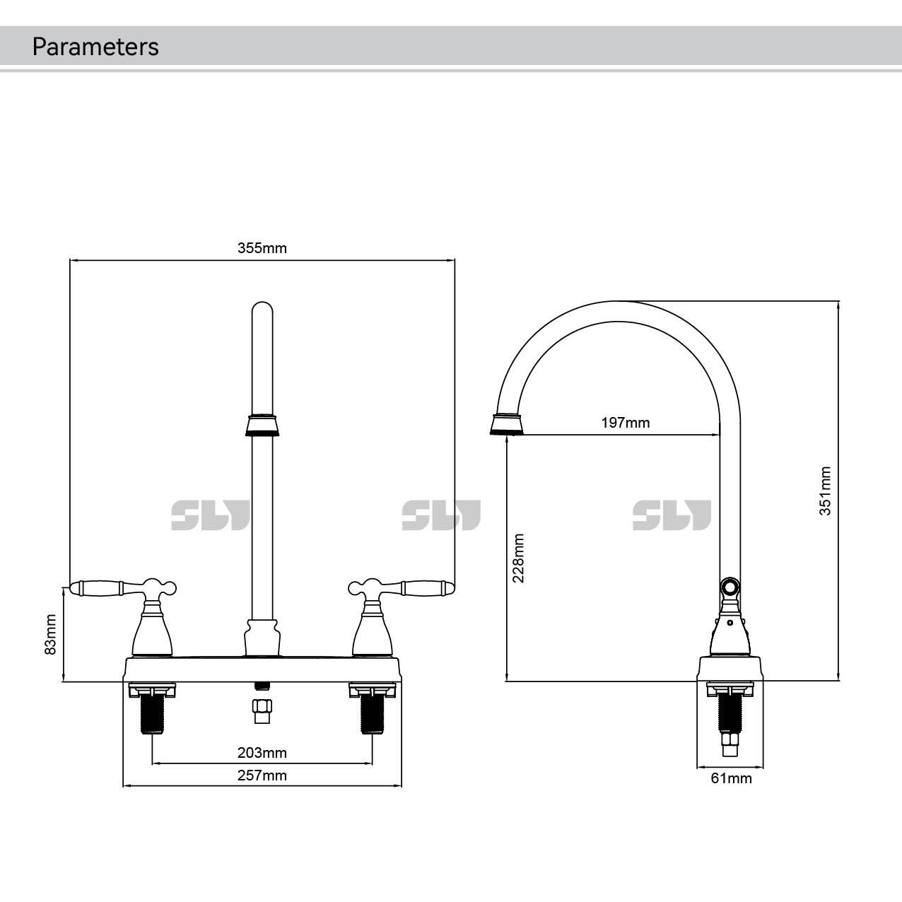 chrome robinet de cuisine 