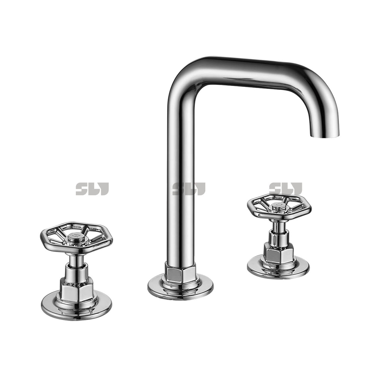 Robinet de lavabo de salle de bain répandu sournois sournois monte