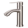 Robinet de salle de bain nickel sournois mélangeur à eau froide chaude comptoir du comptoir du comptoir
