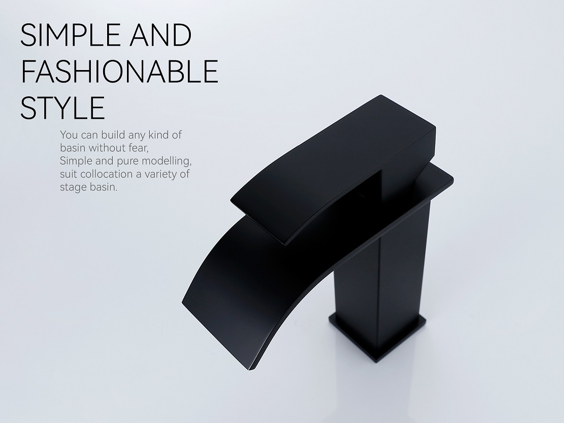 robinet de salle de bain &agrave; poign&eacute;e unique