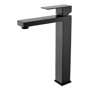 Robinet de bassin simple de meilleure qualité noire de meilleure qualité Bathoir de la salle de bain