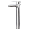 Robinet de trou simple à manche simple nickel mordant moderne pour salle de bain
